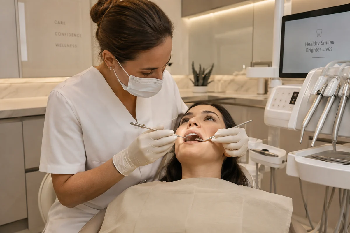 Luxora dentist treating a patient